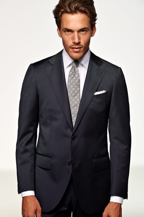 NAVY STRIPED LAZIO SUIT 3