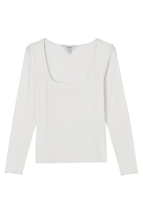 TJ MAY - SQUARE NECK IVORY 3