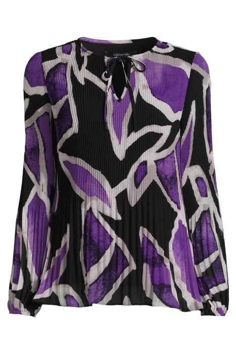 COMMA BLOUSES GREY/BLACK 3