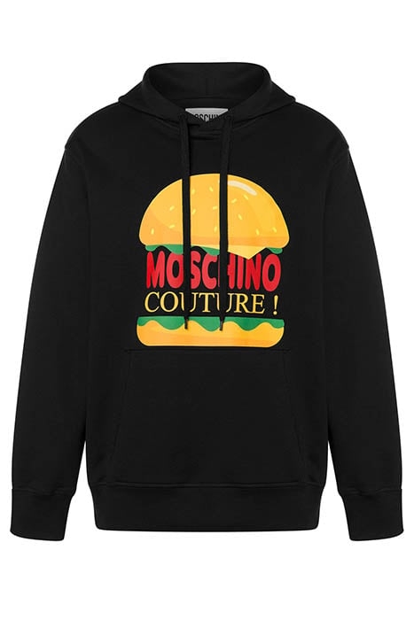 HAMBURGER HOODIE BLACK 3
