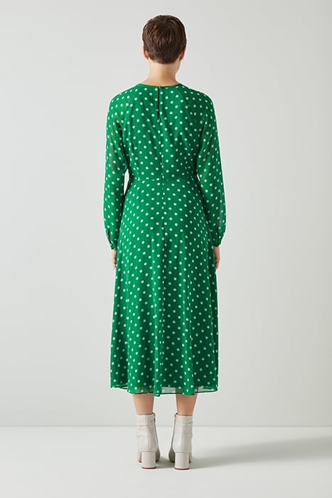ADDISON - MIDI DRESS GREEN/BLUE 2