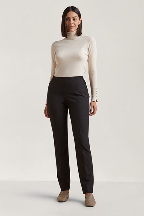 SLIM TECHNICAL FABRIC TROUSERS BLACK 1