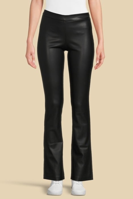 NEW SALLY PANT JET BLACK LEATHER 1