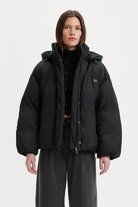 PILLOW PUFFER JACKET IN BLACK 1