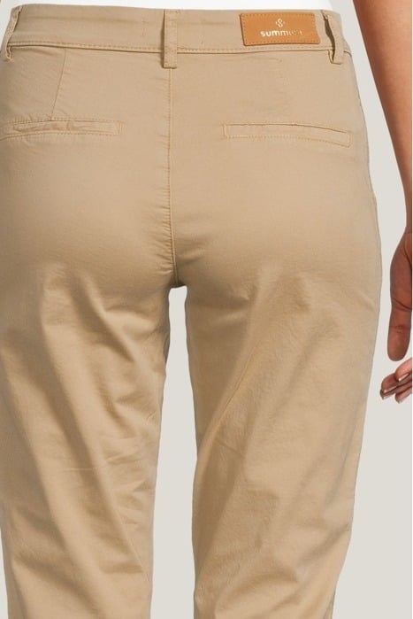 CHINO PANTS PEACHY FINE TWILL BROWNS 4