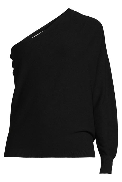 OFF-SHOULDER TOP BASIC KNIT BLACK 3