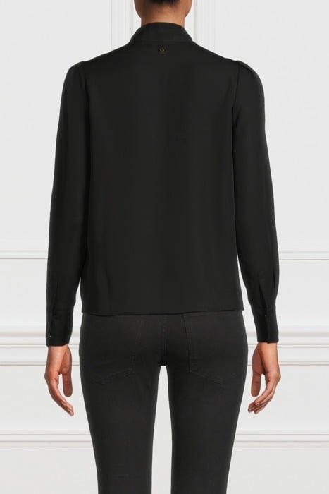 CIRCE SHIRT JET BLACK BLOUSE 2