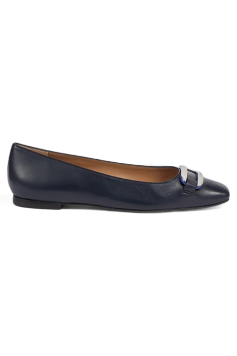 CAYDEN SQUARE BALLERINA SHOES NAVY 1