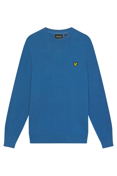 COTTON CREW NECK JUMPER SPRING BLUE 4