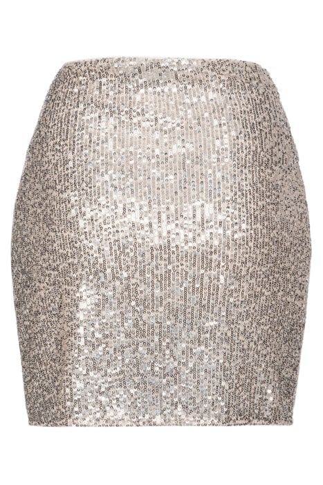 LOURDES GONNA PAILLETTES STRIPE SILVER GREY 4