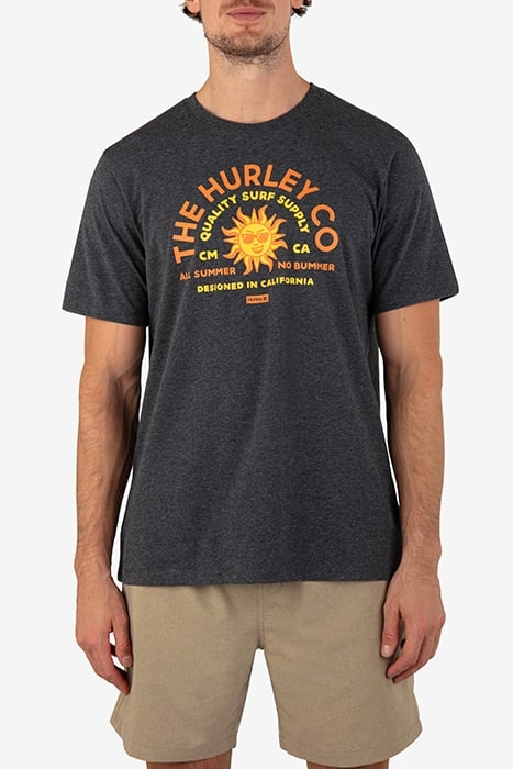 EVD NO BUMMERS SHORT SLEEVE BLACK HEATHER 1