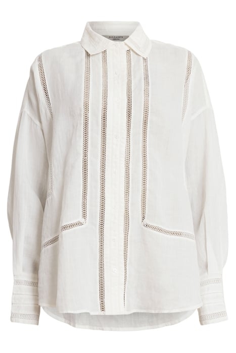 JADE LINEN SHIRT ECRU WHITE 4