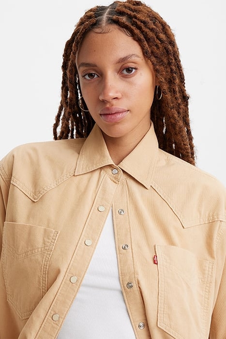 DONOVAN BUTTON-DOWN SHIRT KHAKI 6