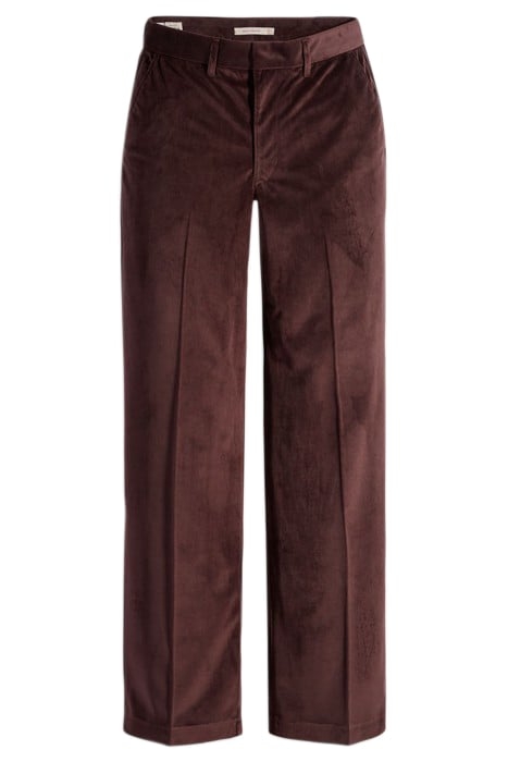 BAGGY WIDE-LEG & FLARED JEANS PANT BROWN 3