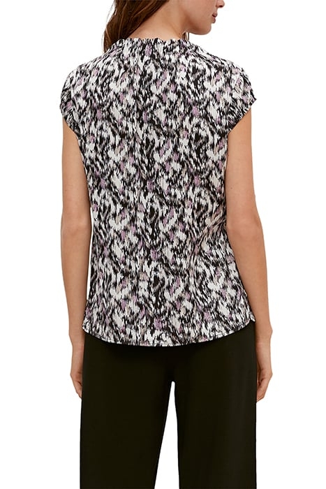 COMMA BLOUSES GREY/BLACK 2