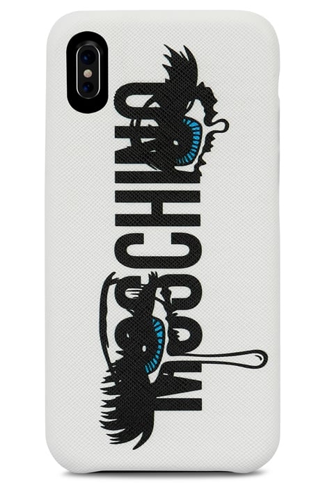 IPHONE X COVER #MOSCHINOEYES WHITE 1