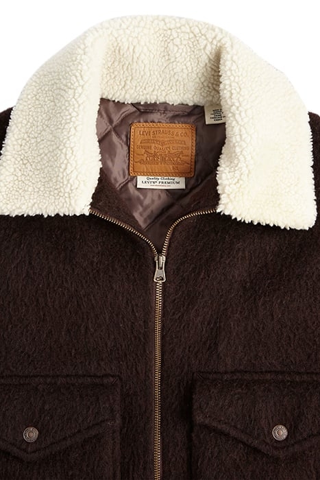 BABY FAUX FUR JACKET BROWN 7