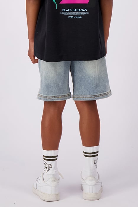 JR. STRAIGHT FIT DENIM SHORTS LIGHT BLUE 2