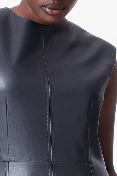 FAUX SLV LESS DRESS M BLACK 4