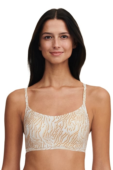 UW BRA WIREFREE DESERT SAND PRINT 1