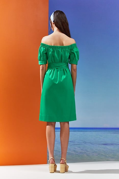 DR NADIA - OFF THE SHOULD BRIGHT GREEN 3