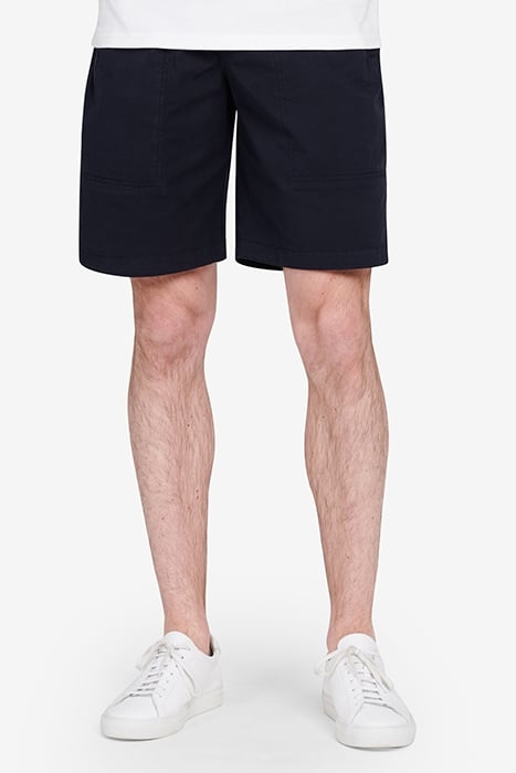 MOSS COTTON-STRETCH NAVY 1