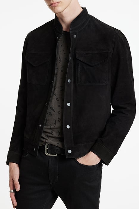 SNAP DOWN REVERSIBLE JACKET WITH WIRE IN BLACK 2