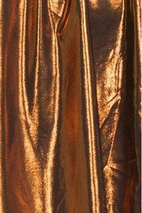 CHIC LAMINATED JERSEY TOP BRONZO 5