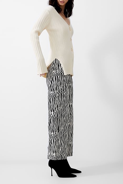 LEONORA L/S CARDIGAN WHITE 3