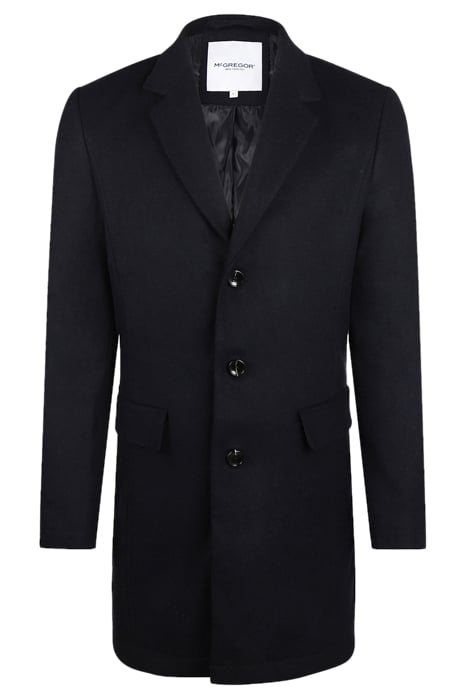 SOLID WOOL COAT NAVY 1