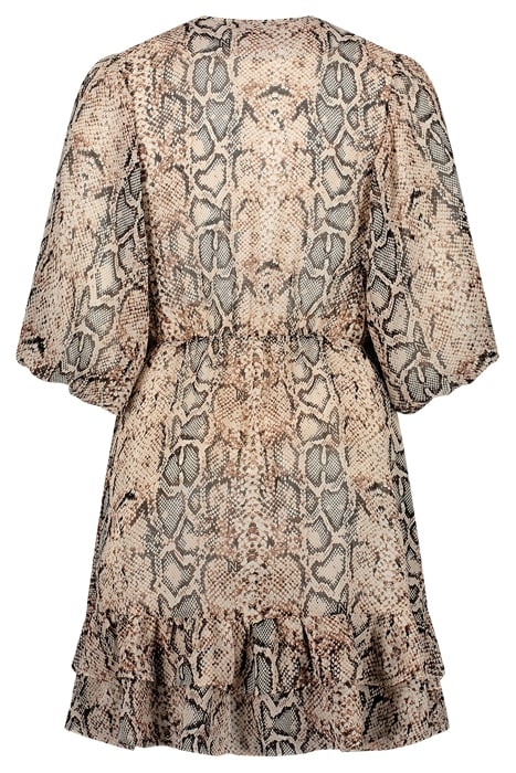 FOSTER DRESS BLACK/TAUPE/GREY 2