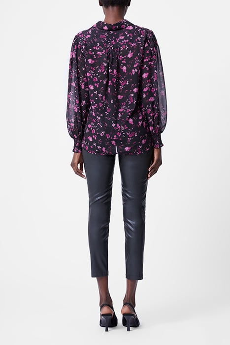 ADEN RUCHED CUFF TOP BLACK 2