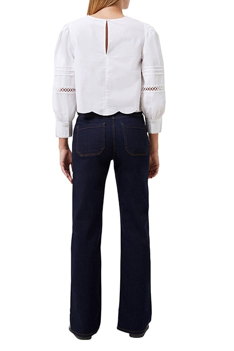 ALISSA COTTON BROIDERIE TOP WHITE 2