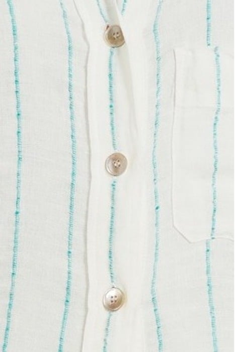 PINSTRIPE LINEN DRESS ANTILLE 5