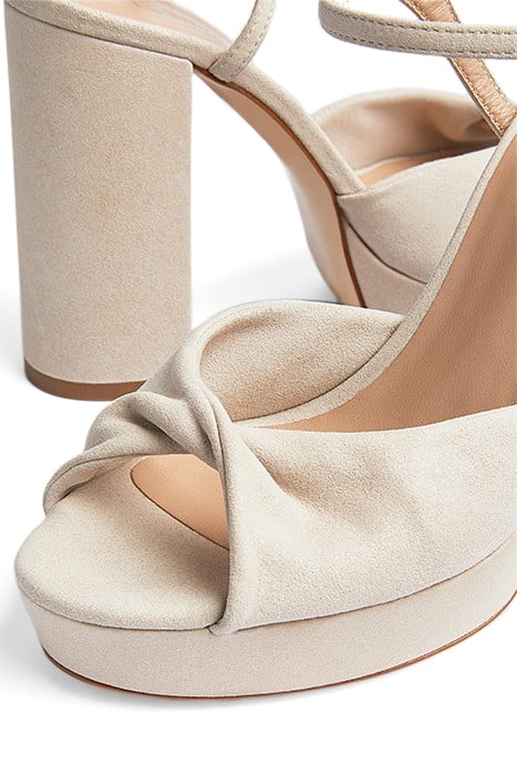 ROSA TWISTED SANDAL PEARLISED GREY 3