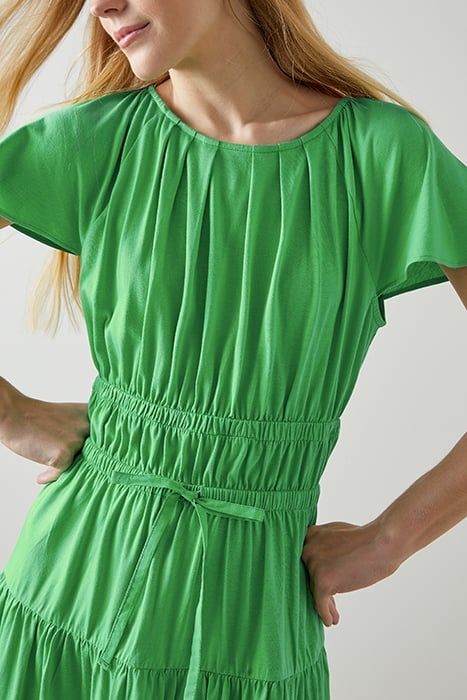 CHLOE JERSEY MIDI DRESS GREEN 4