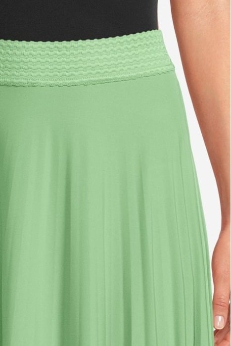 MIDI PLISSEE SKIRT RECYCLED MATCHA 4