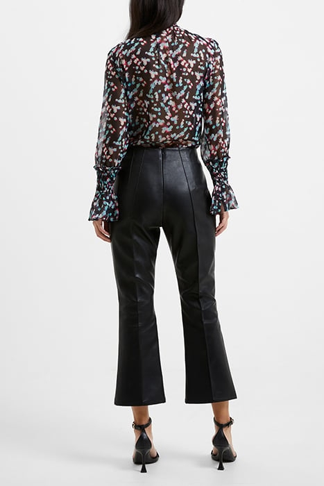 CLAUDIA PU STRETCH TROUSER BLACK 2