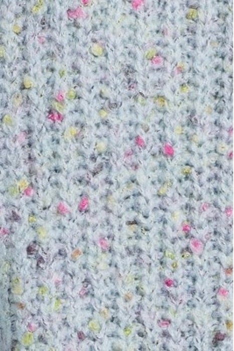 SHORT LIGHT BLUE NEPS SWEATER 5