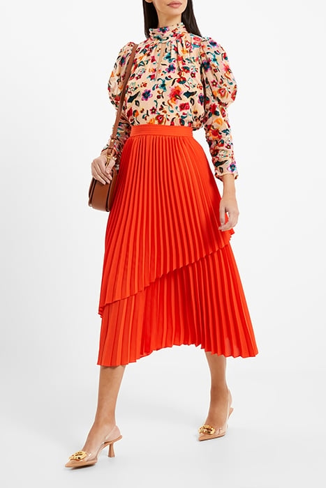 ARIE PLEATED SKIRT RED 3