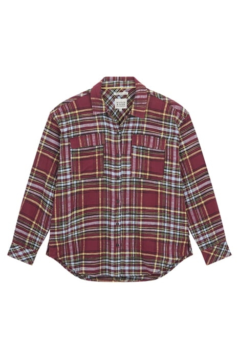 OVERSIZED SHIRT BURGUNDY 2