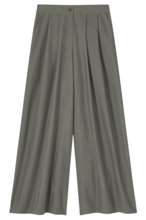 ISLA PALAZZO WIDE-LEG & FLARED JEANS KHAKI 1