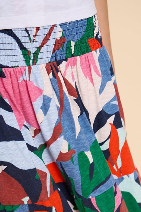 MARIA JERSEY MAXI SKIRT BLUE PRINTED 4