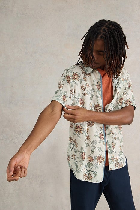 FLORAL PRINTED SHIRT NATURAL PRINTED 3