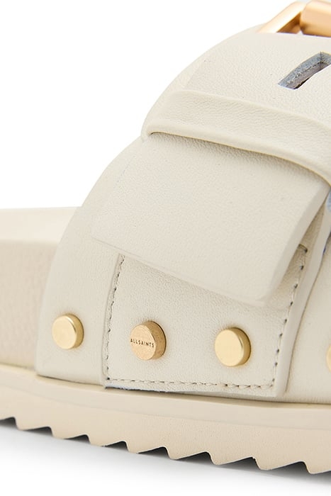 ELLIE STUD SLIDER PARCHMENT WHITE 7