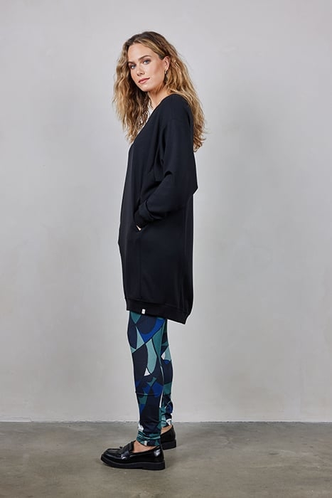 SWEAT DRESS LOU DARK BLUE 2