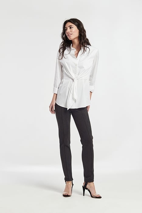 STRETCH SUEDE EFFECT LEGGING WITH MARKET FRONT SEANS BLACK 3