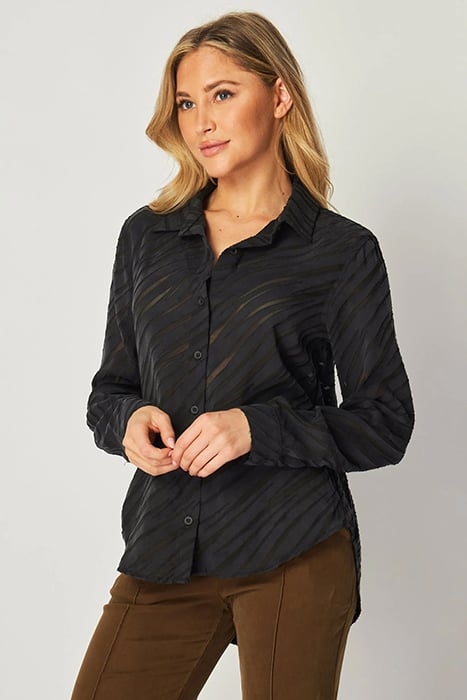 POCKET BUTTON DOWN BLACK ZEBRA BRUNOUT 2