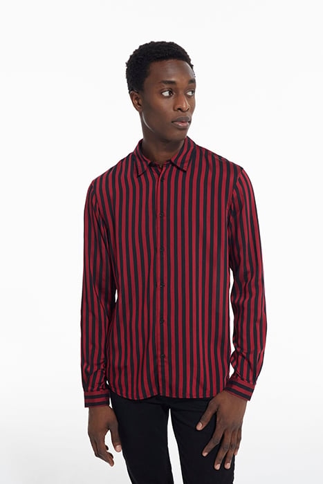 CHEMISE MANCHES LONGUES RED / BLACK 1