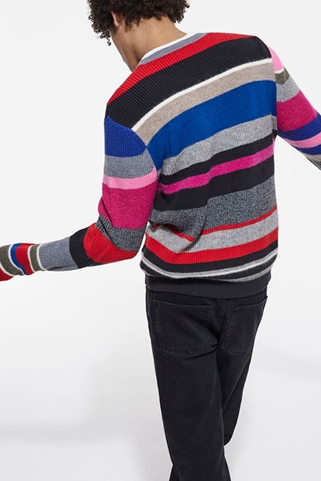 PULL COL ROND RAYE MIX YARN MULTICO 4